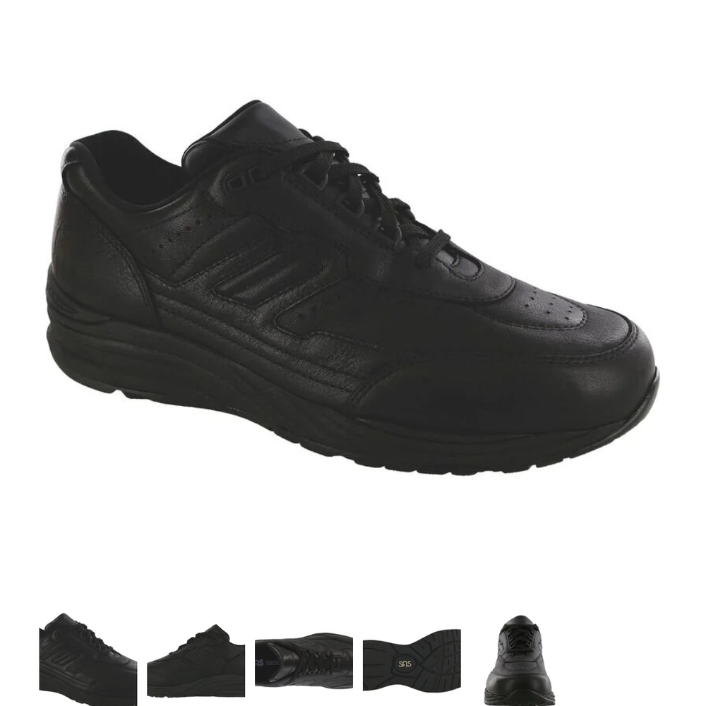 SAS Men's Black Slip-On Comfort Loafer